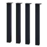 4 Nogi do stołu TYP- B7070 (profil 70x70mm) Kolor Czarny Rozmiar 720H 