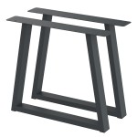 2 Nogi do stołu TYP- V (profil 80x40mm) Kolor Antracyt Rozmiar 815-720H 