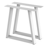 2 Nogi do stołu TYP- V (profil 80x40mm) Kolor Biały Rozmiar 715-720H 