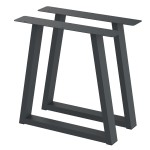 2 Nogi do stołu TYP- V (profil 80x40mm) Kolor Antracyt Rozmiar 715-720H 