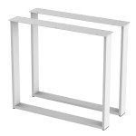 2 Nogi do stołu TYP- U (profil 80x20mm) Kolor Biały Rozmiar 815-720H 