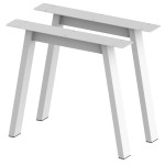 2 Nogi do stołu TYP- A (profil 80x40mm) Kolor Biały Rozmiar 815-720H 