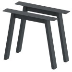 2 Nogi do stołu TYP- A (profil 80x40mm) Kolor Antracyt Rozmiar 815-720H 