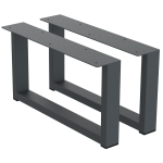 2 Nóżki do komody K1-200 (profil 40x20mm) Kolor Antracyt Rozmiar 380-200H 