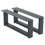 2 Nóżki do komody K1-150 (profil 40x20mm) Kolor Antracyt Rozmiar 380-150H 