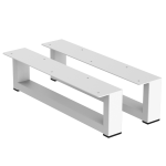 2 Nóżki do komody K1-100 (profil 40x20mm) Kolor Biały Rozmiar 380-100H 