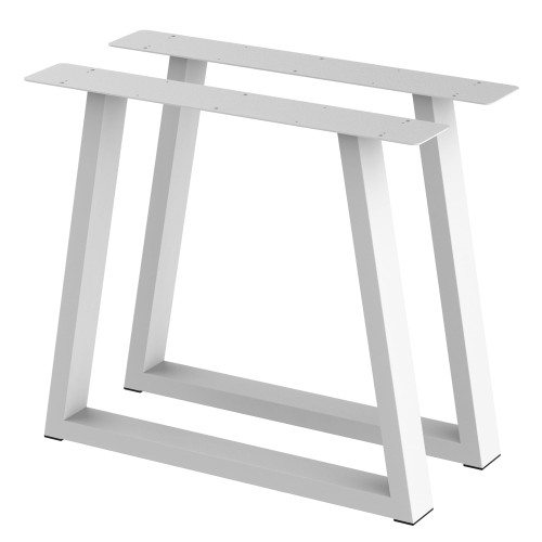 2 nogi do stołu i biurka białe typ V 80x40mm