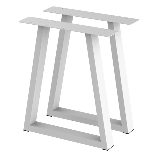 2 nogi do stołu i biurka białe typ V 80x40mm