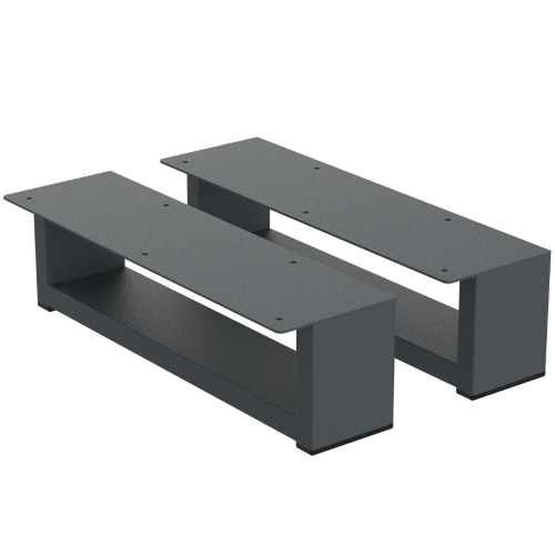 nogi do komody szafy antracytowe 100 mm, 10 cm loft industrial