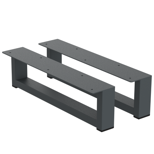 nogi do komody szafy antracytowe 100 mm, 10 cm loft industrial