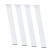 4 nogi do stołu i biurka białe typ I8040 80x40mm