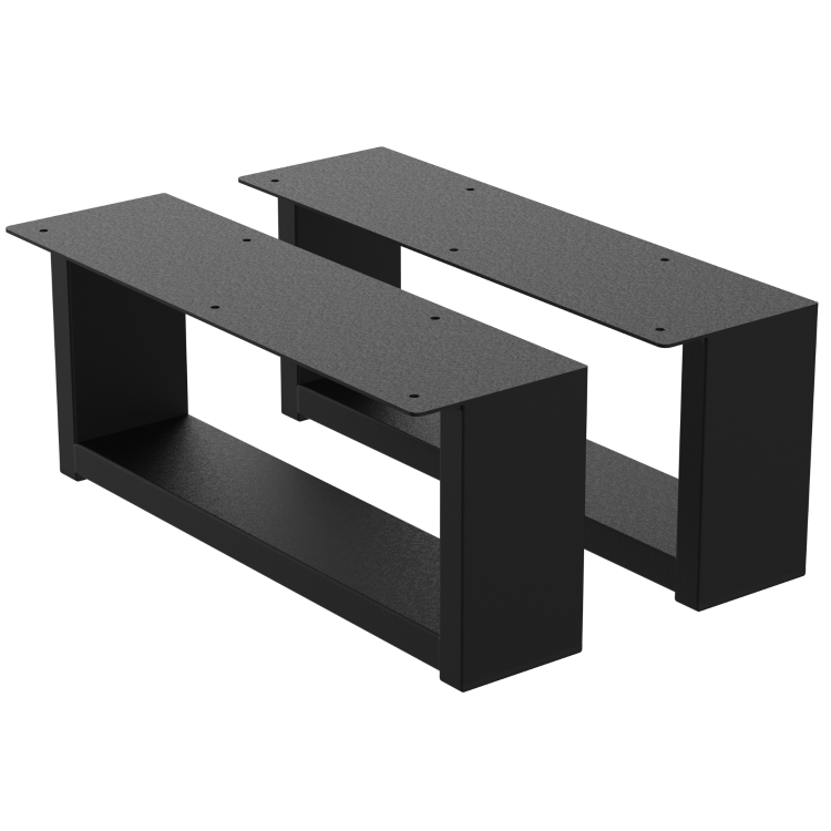 nogi do komody szafy czarne 150 mm, 15 cm loft industrial