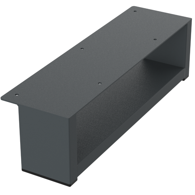 nogi do komody szafy antracytowe 100 mm, 10 cm loft industrial