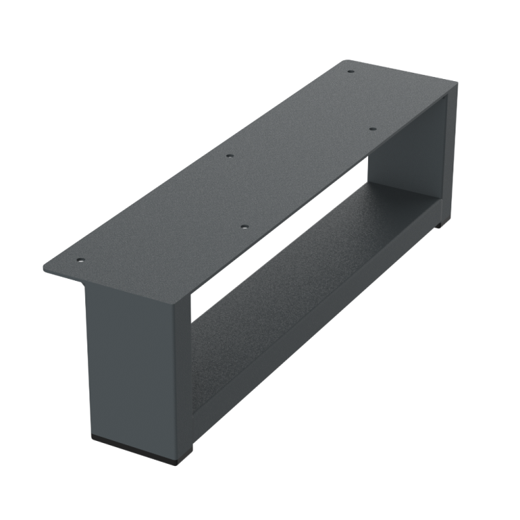 nogi do komody szafy antracytowe 100 mm, 10 cm loft industrial