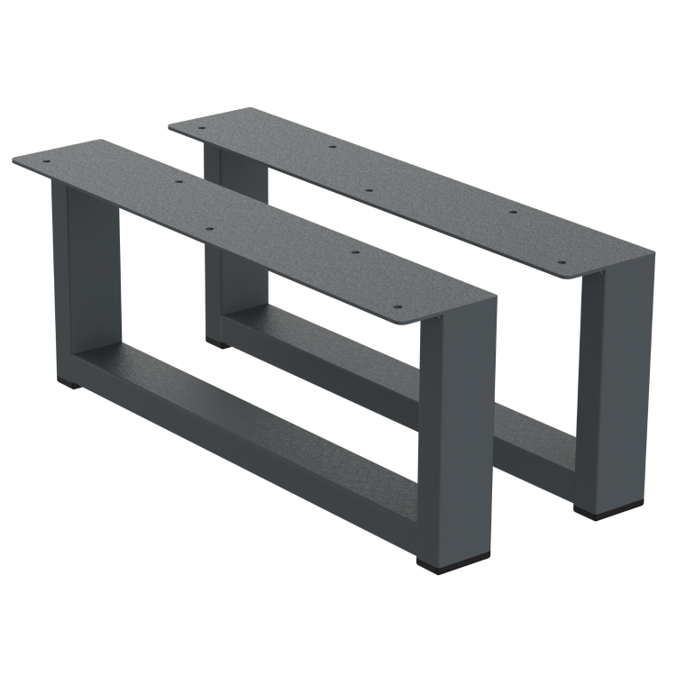 nogi do komody szafy antracyt 150 mm, 15 cm loft industrial