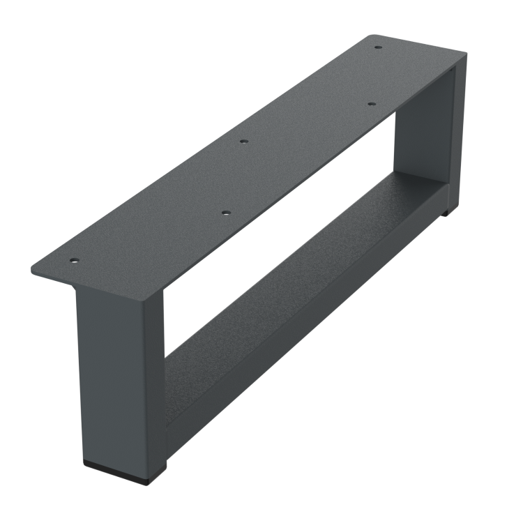 nogi do komody szafy antracytowe 100 mm, 10 cm loft industrial
