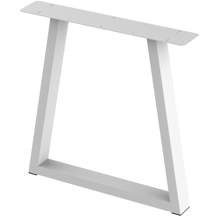 2 nogi do stołu i biurka białe typ V 80x40mm