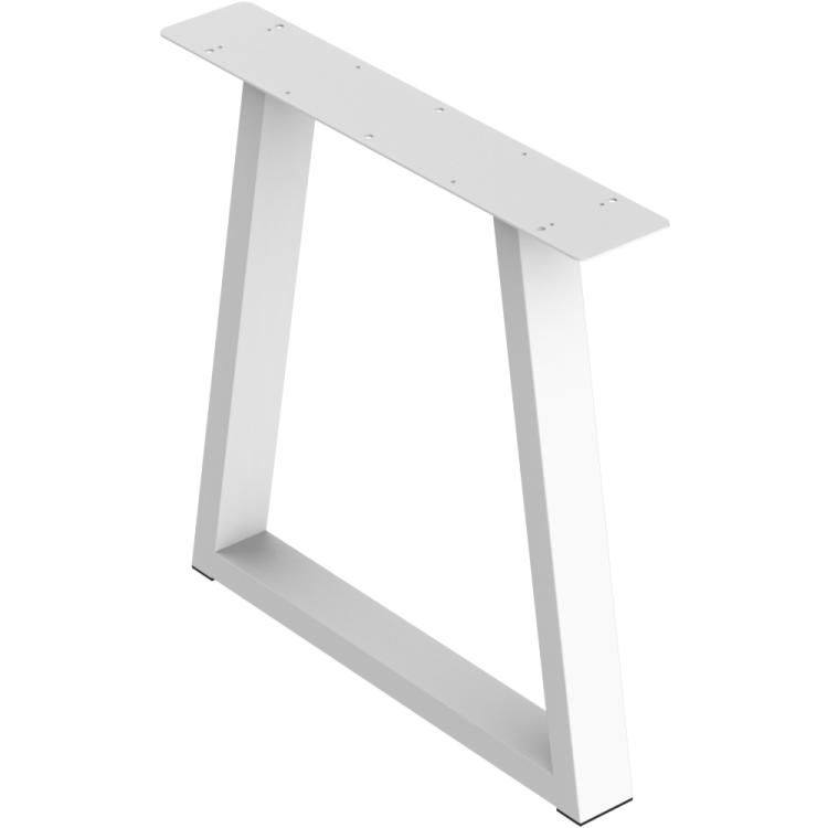 2 nogi do stołu i biurka białe typ V 80x40mm