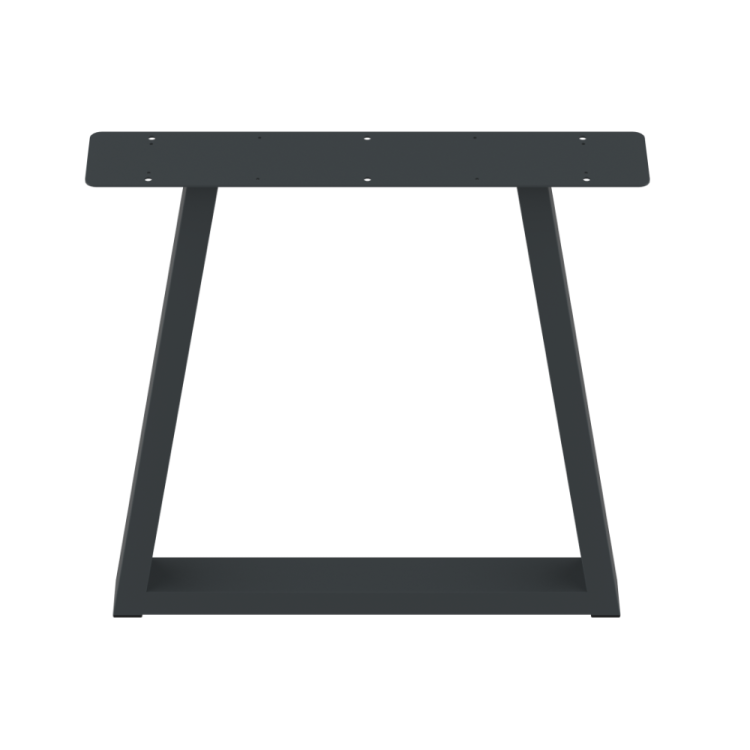 2 nogi do stołu i biurka grafit typ V 80x40mm