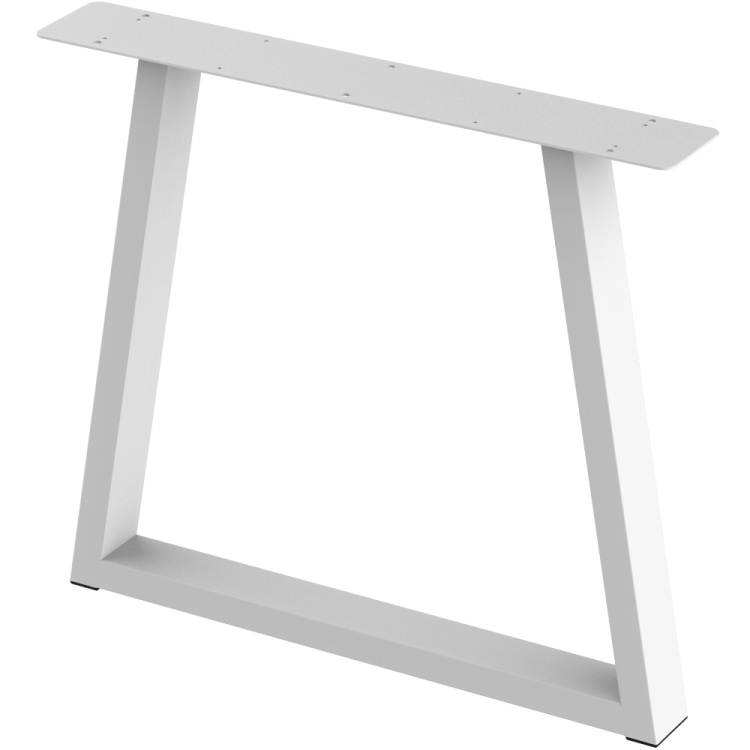 2 nogi do stołu i biurka białe typ V 80x40mm