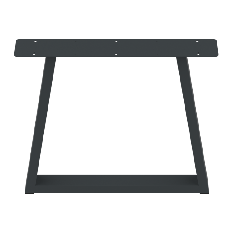 2 nogi do stołu i biurka grafit typ V 80x40mm