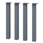 4 Nogi do stołu TYP- B7070 (profil 70x70mm) Kolor Antracyt Rozmiar 720H 