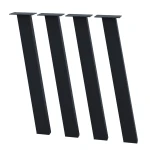 4 Nogi do stołu TYP- I8040 (profil 80x40mm) Kolor Czarny Rozmiar 720H 