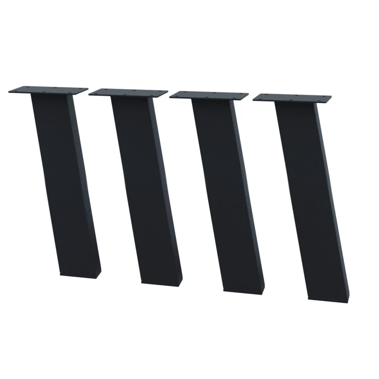 4 nogi do stolika małego czarne typ I8040 80x40mm