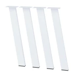 4 Nogi do stołu TYP- I8040 (profil 80x40mm) Kolor Biały Rozmiar 720H 