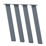 4 Nogi do stołu TYP- I8040 (profil 80x40mm) Kolor Antracyt Rozmiar 720H 
