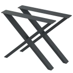 2 Nogi do stołu TYP- X (profil 80x40mm) Kolor Antracyt Rozmiar 815-720H 