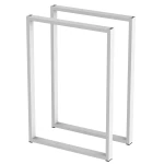 2 Nogi do stołu TYP- U (profil 40x20mm) Kolor Biały Rozmiar 500-720H 