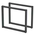 2 Nogi do stołu TYP- U (profil 40x20mm) Kolor Antracyt Rozmiar 500-420H 