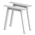 2 Nogi do stołu TYP- A (profil 80x40mm) Kolor Biały Rozmiar 715-720H 