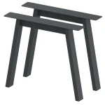 2 Nogi do stołu TYP- A (profil 80x40mm) Kolor Antracyt Rozmiar 815-720H 
