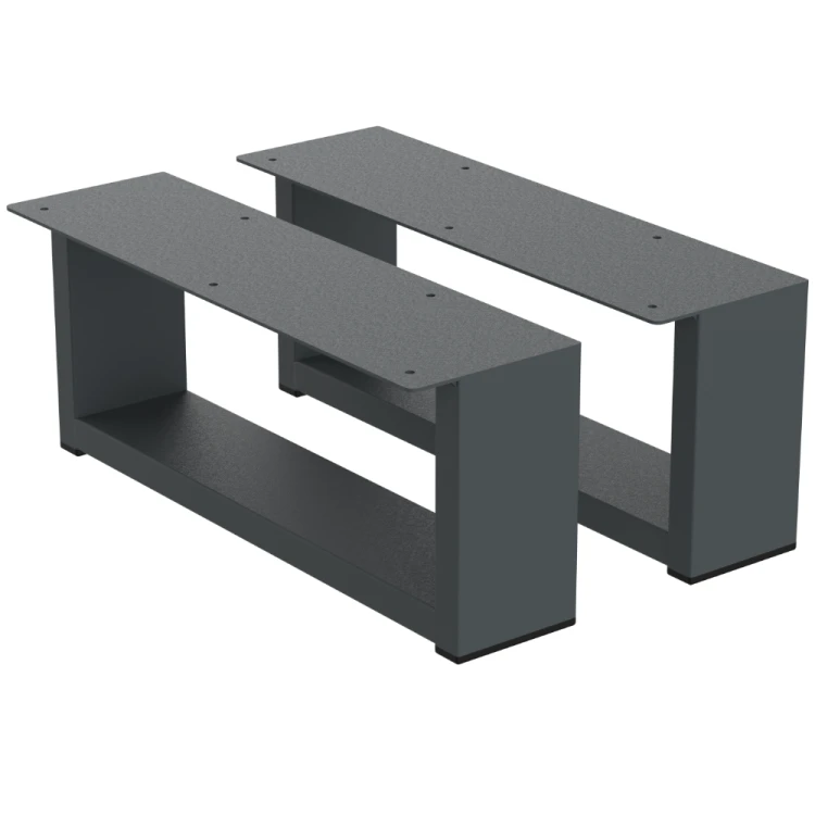 nogi do komody szafy antracytowe 150 mm, 15 cm loft industrial