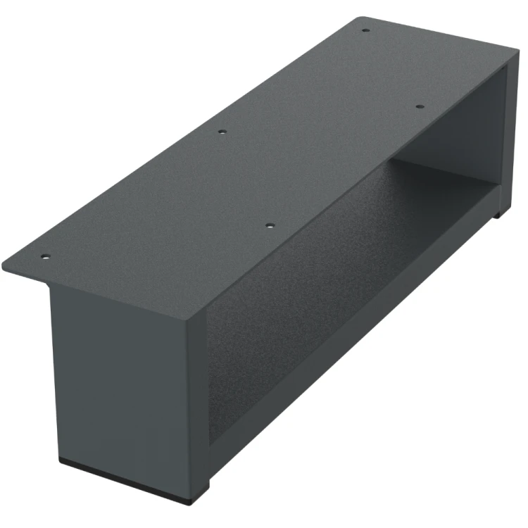 nogi do komody szafy antracytowe 100 mm, 10 cm loft industrial