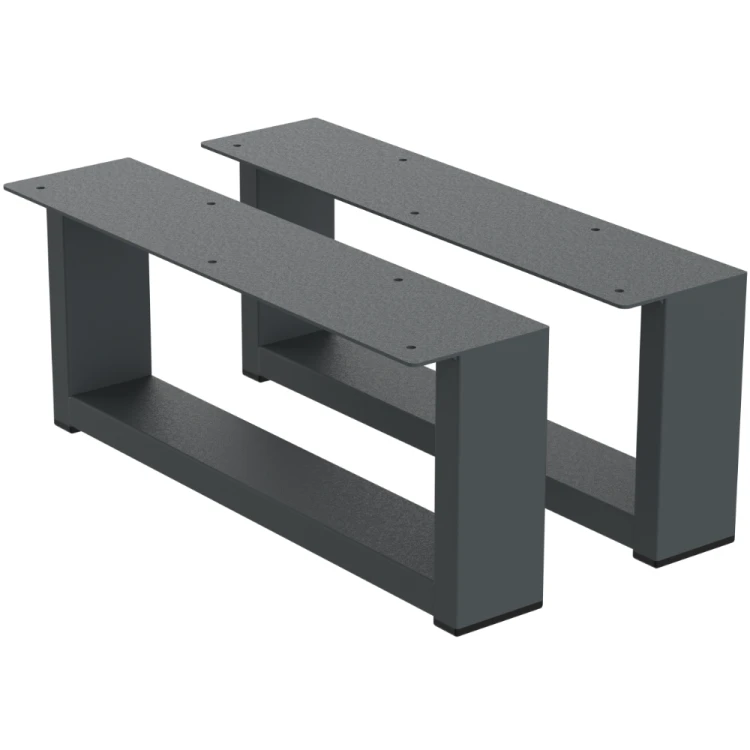 nogi do komody szafy antracytowe 150 mm, 15 cm loft industrial