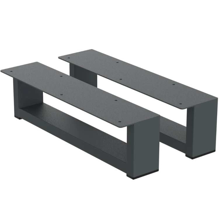 nogi do komody szafy antracytowe 100 mm, 10 cm loft industrial