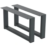 2 Nóżki do komody K1-200 (profil 40x20mm) Kolor Antracyt Rozmiar 380-200H 