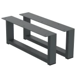 2 Nóżki do komody K1-150 (profil 40x20mm) Kolor Antracyt Rozmiar 380-150H 