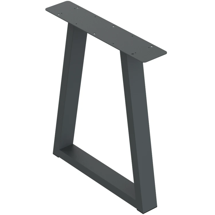 2 nogi do stołu i biurka grafit typ V 80x40mm