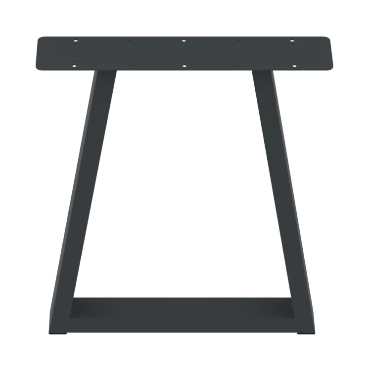 2 nogi do stołu i biurka grafit typ V 80x40mm