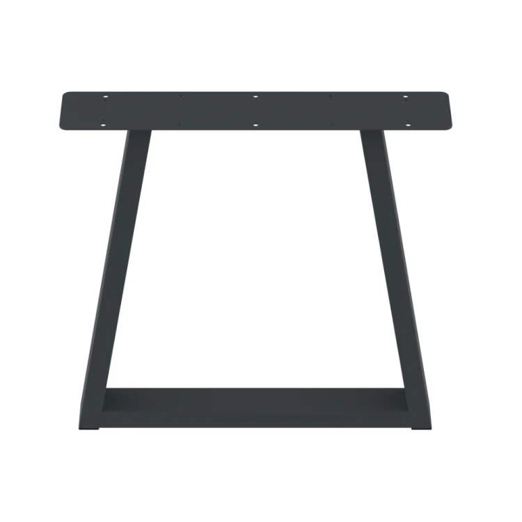 2 nogi do stołu i biurka grafit typ V 80x40mm