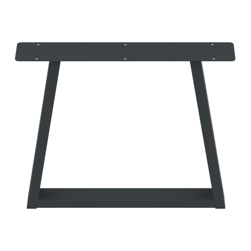 2 nogi do stołu i biurka grafit typ V 80x40mm