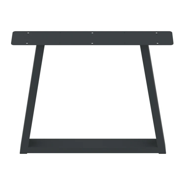 2 nogi do stołu i biurka grafit typ V 80x40mm