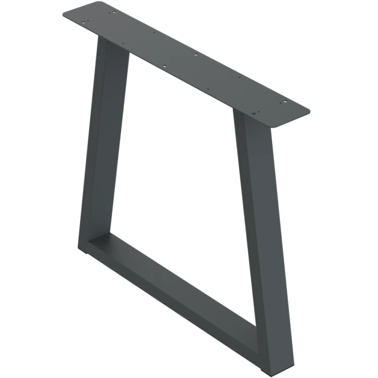 2 nogi do stołu i biurka grafit typ V 80x40mm
