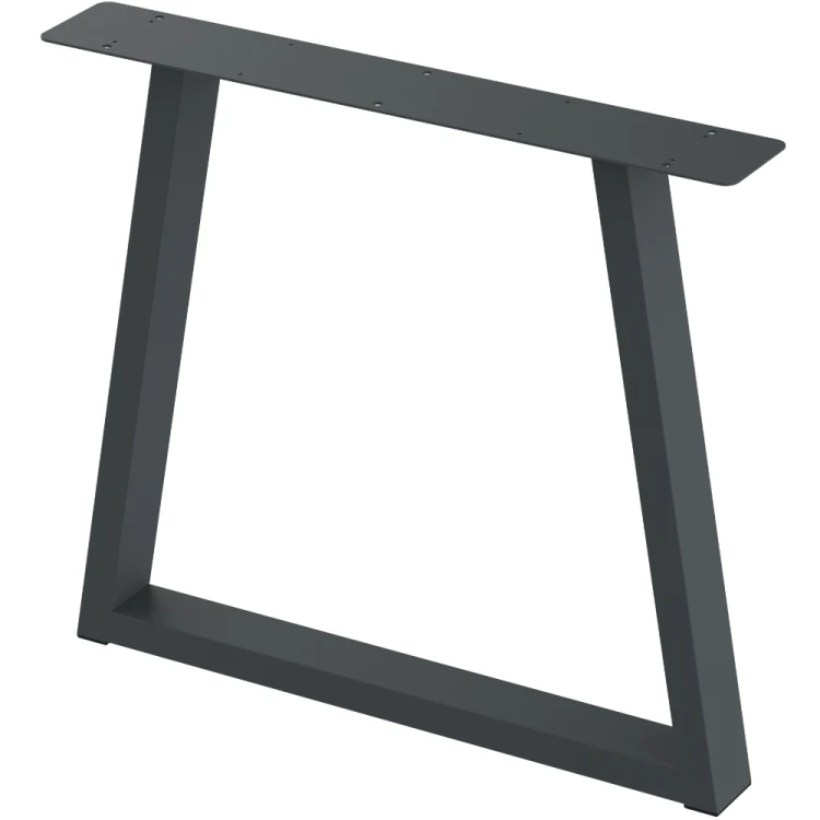 2 nogi do stołu i biurka grafit typ V 80x40mm