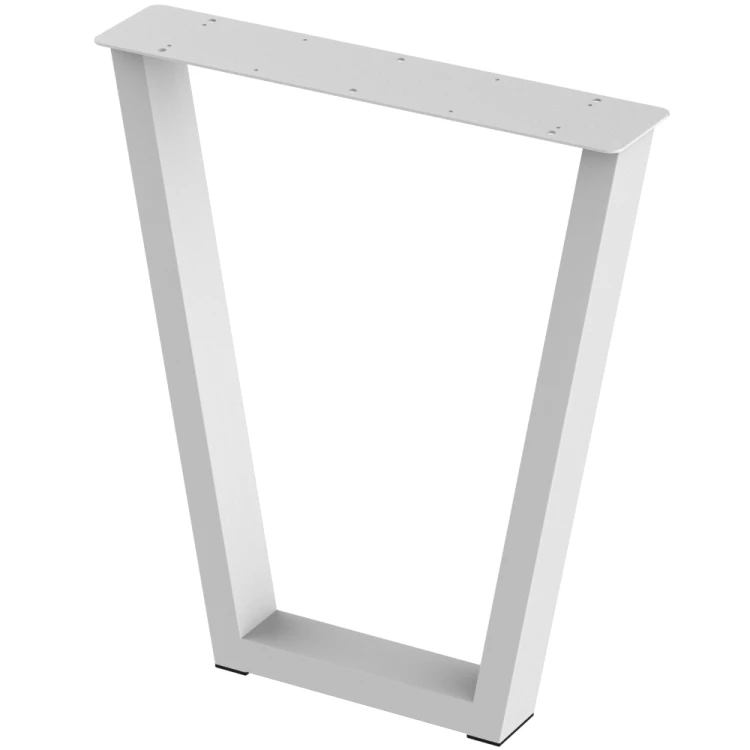 2 nogi do stołu i biurka białe typ V 80x40mm