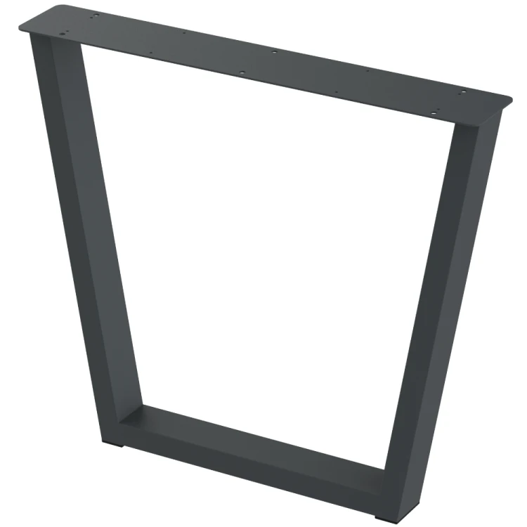 2 nogi do stołu i biurka grafit typ V 80x40mm
